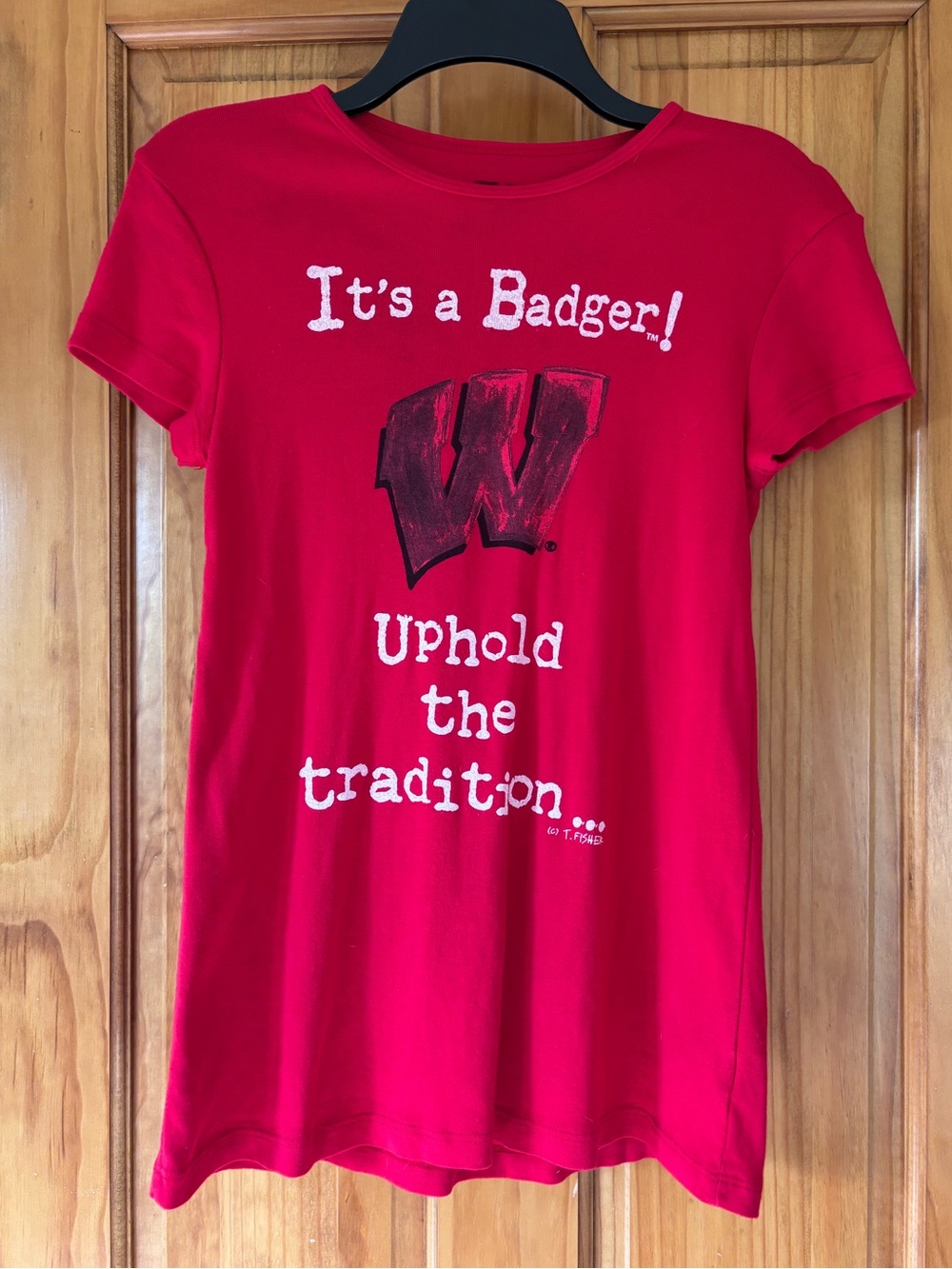 Pregnancy announcement shirt-Wisconsin Badger